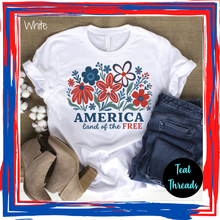 Load image into Gallery viewer, America Land of the Free Flowers