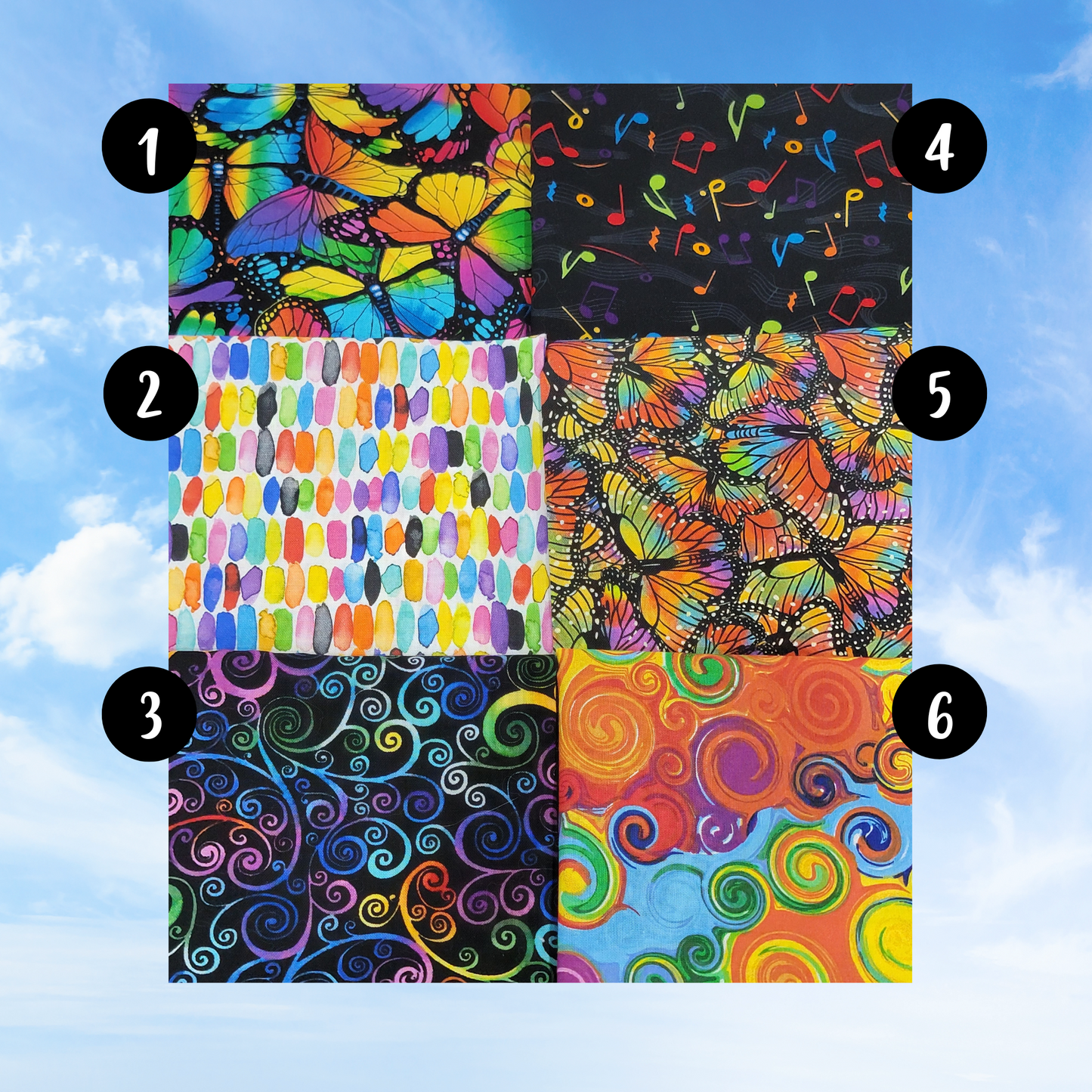 Butterflies, Music Notes, Swirls Bowl Cozies