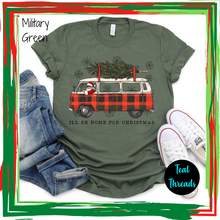 Load image into Gallery viewer, I'll Be Home for Christmas Vintage Bus