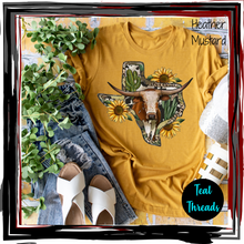 Load image into Gallery viewer, Longhorn Sunflowers Cactus