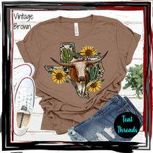 Load image into Gallery viewer, Longhorn Sunflowers Cactus