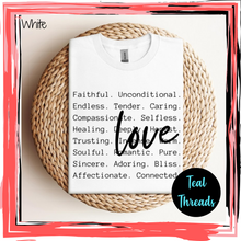 Load image into Gallery viewer, Love typography