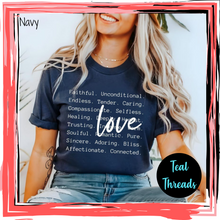 Load image into Gallery viewer, Love typography