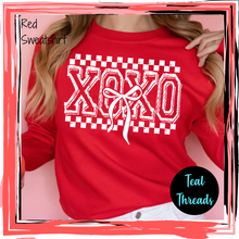 Load image into Gallery viewer, XOXO Checkered Bow