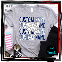 Load image into Gallery viewer, Custom Name Volleyball Bow