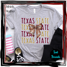 Load image into Gallery viewer, Texas State Football Bow