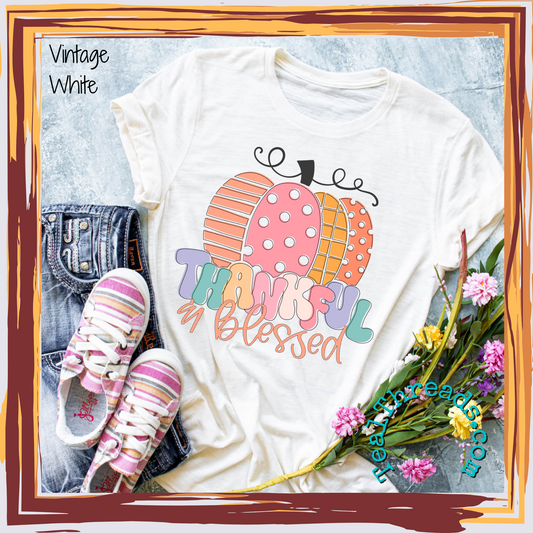 Thankful and Blessed Pastel