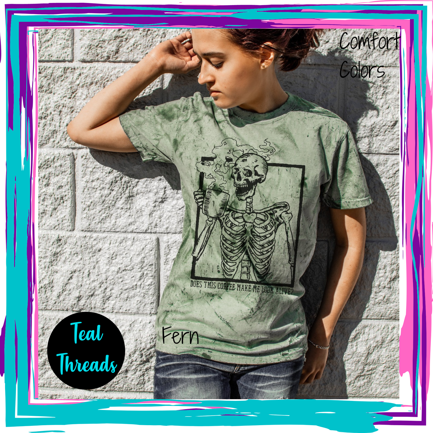 Does This Coffee Make Me Look Alive - Comfort Colors