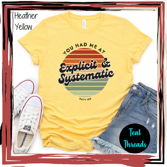 Explicit & Systematic Sunset