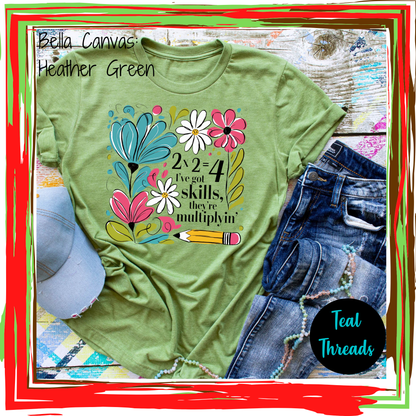 2x2=4 I've Got Skills