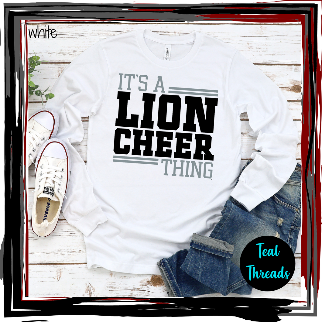 It's a Lion Cheer Thing