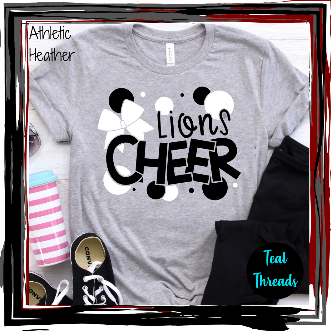 Lions Cheer Polka Dot