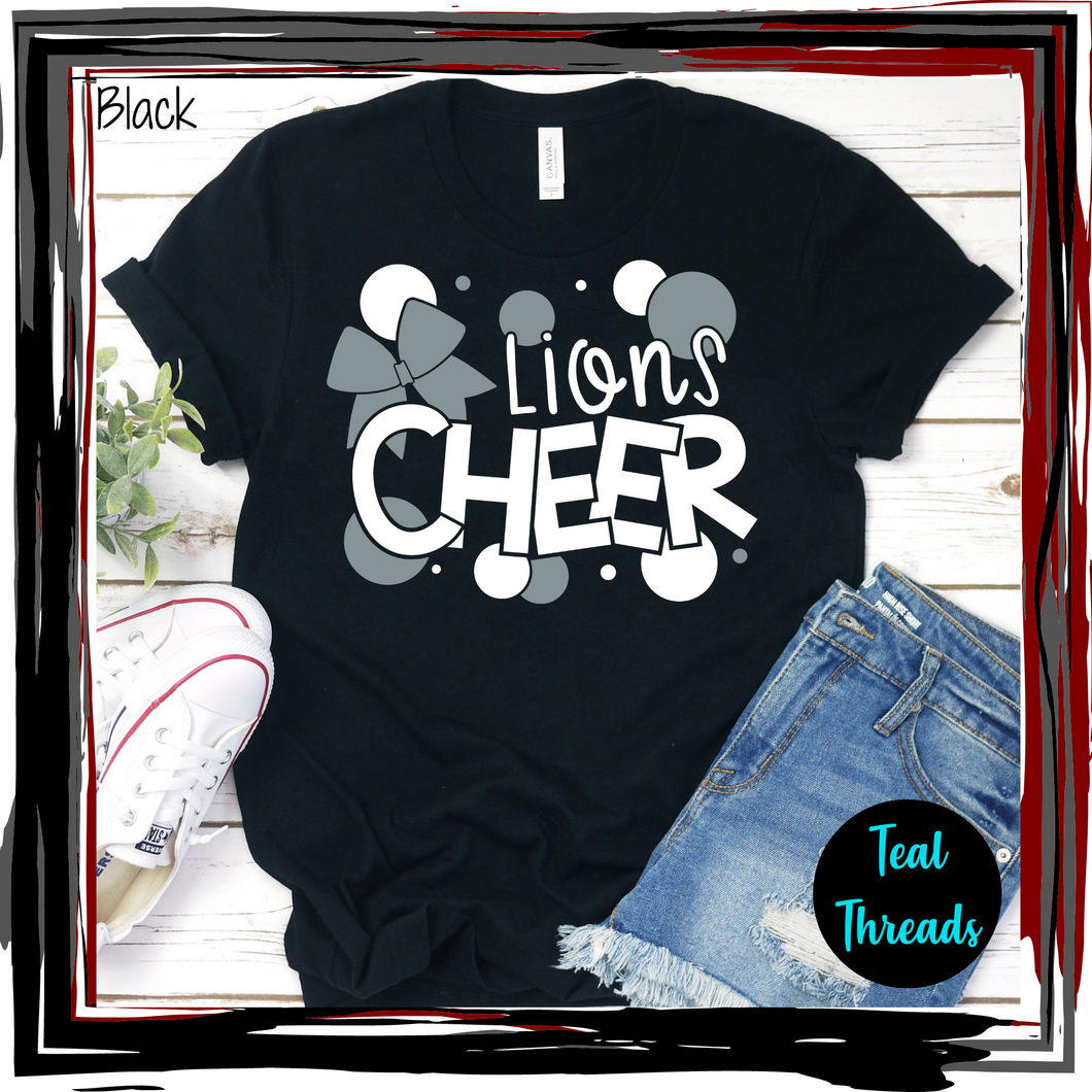 Lions Cheer Polka Dot