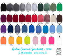 Load image into Gallery viewer, a color chart of a sweater with different colors
