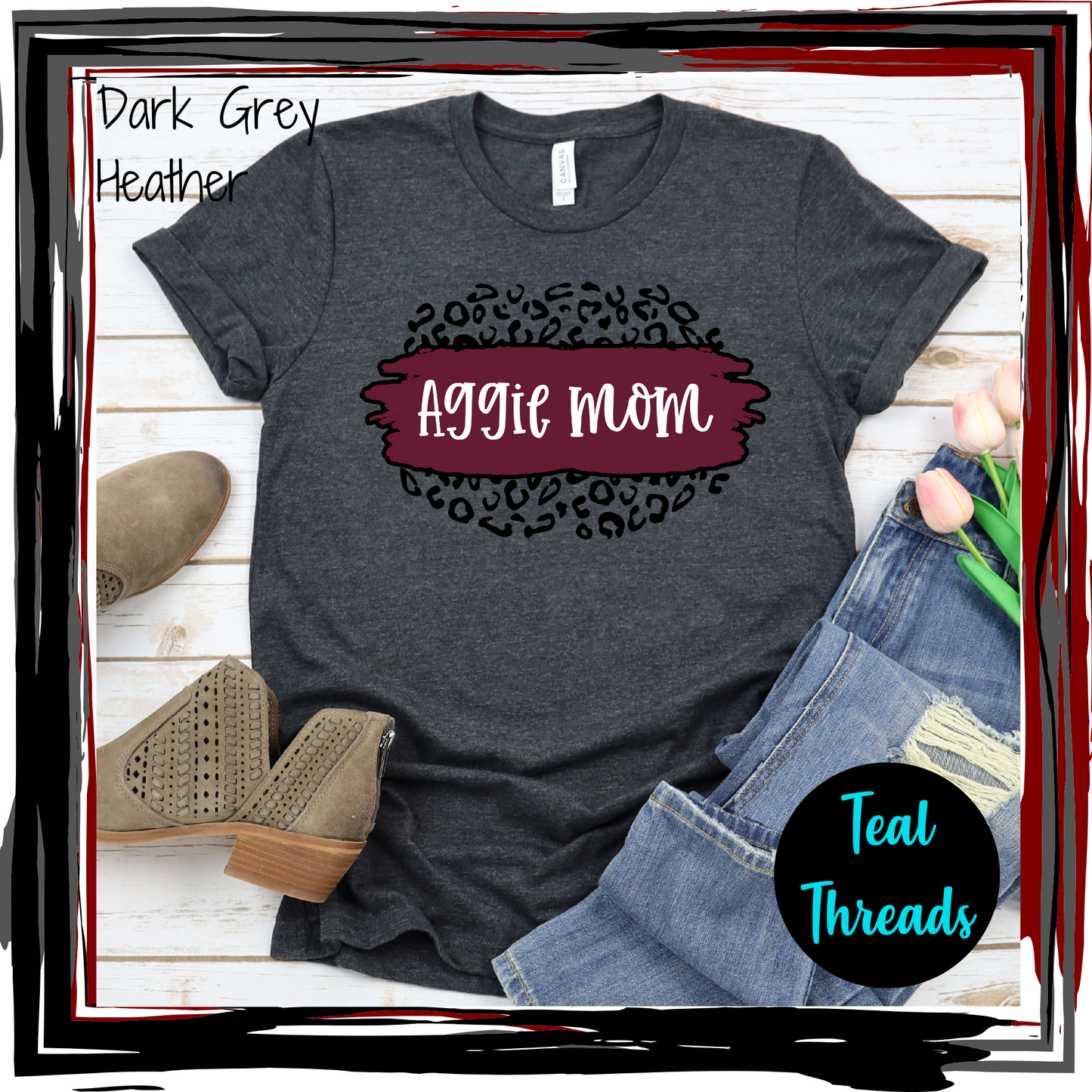 Custom Brushstroke Leopard Spots