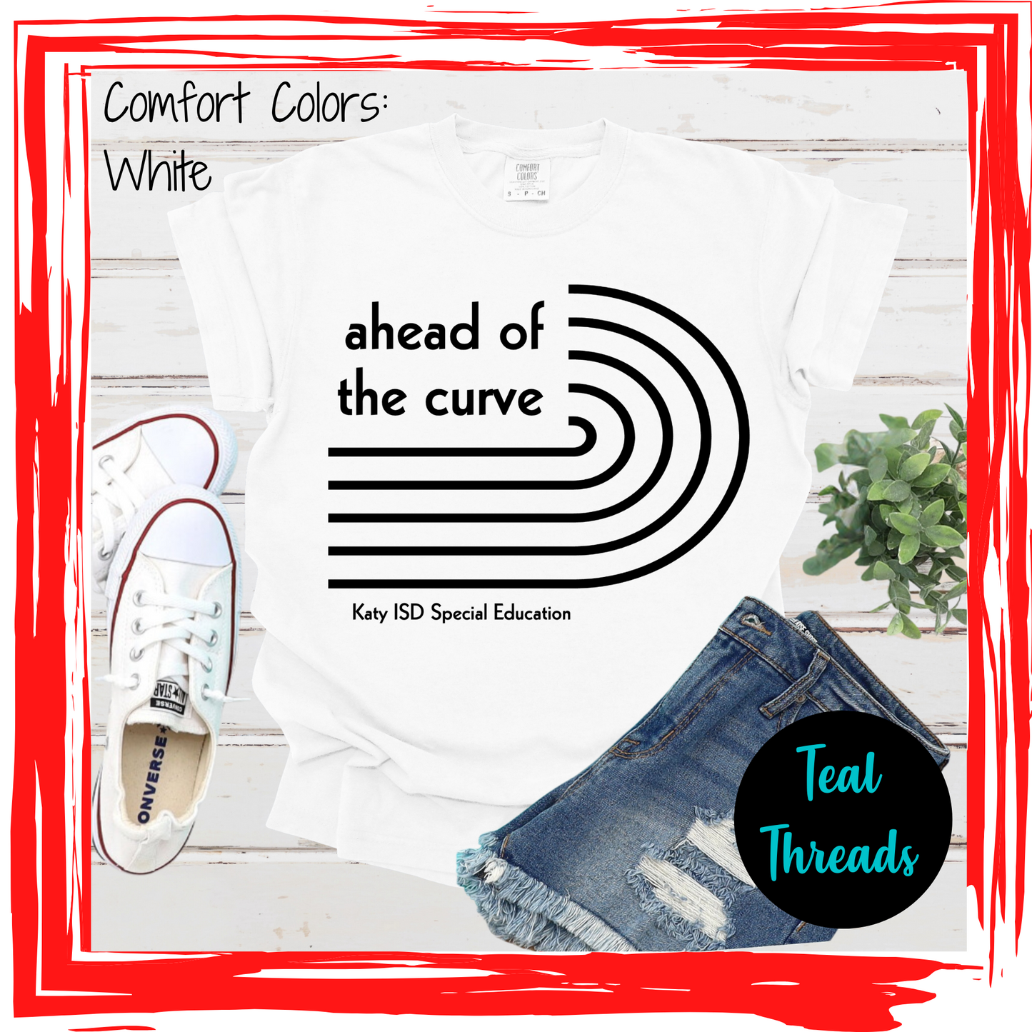 Ahead of the Curve (black design)