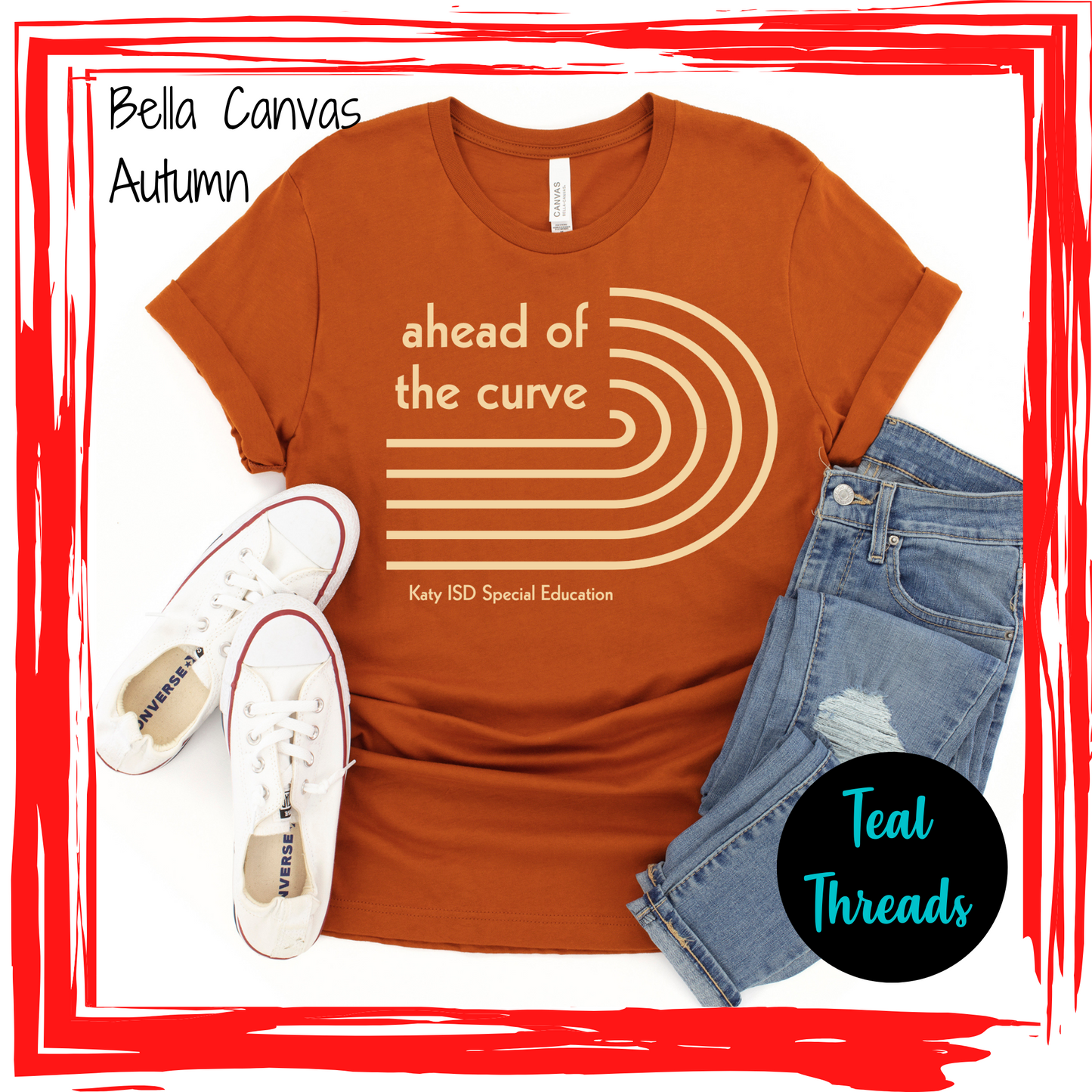 Ahead of the Curve (cream design)