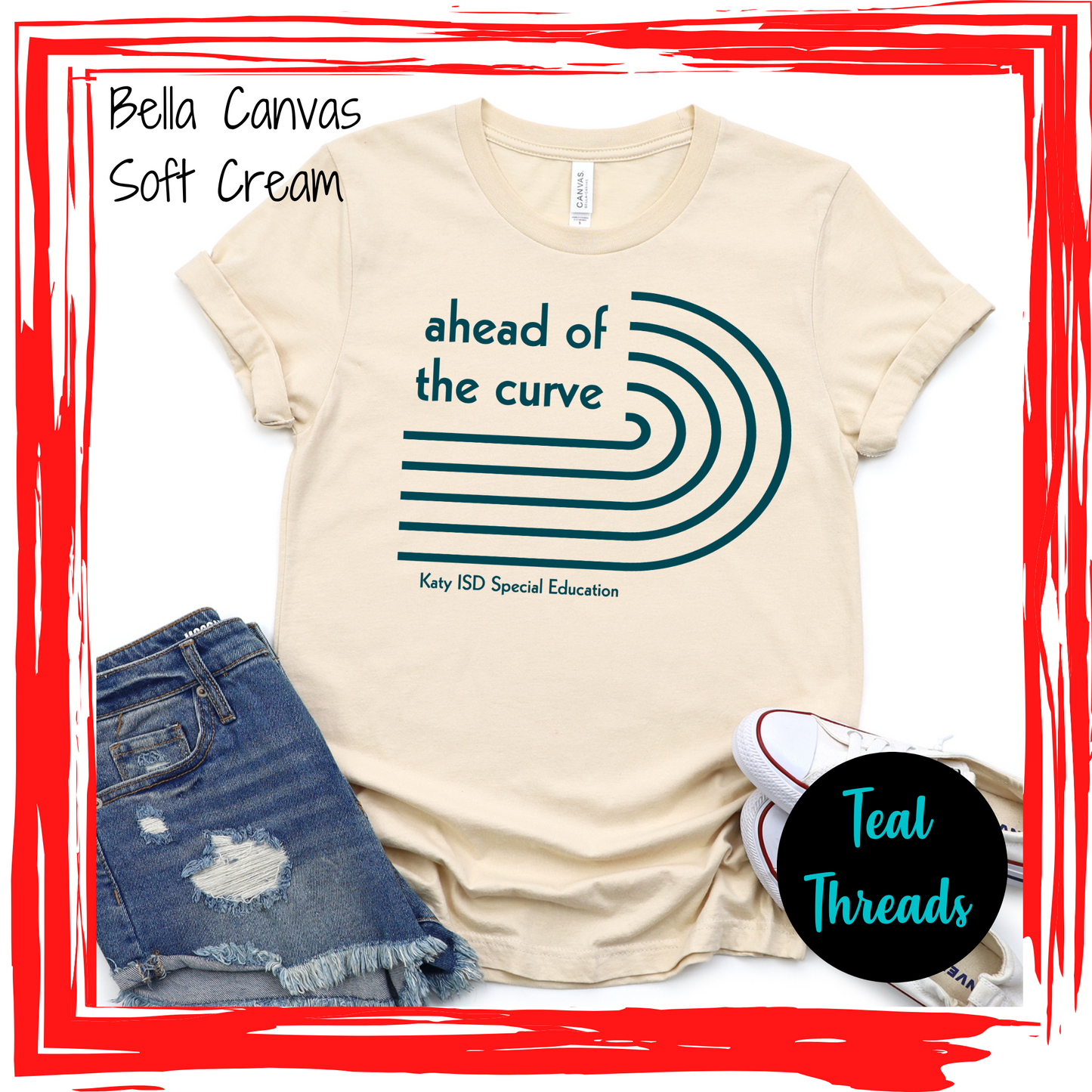 Ahead of the Curve (dark blue design)