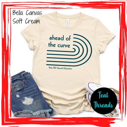 Ahead of the Curve (dark blue design)