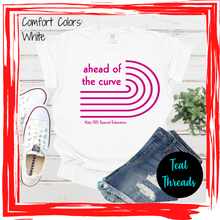 Load image into Gallery viewer, Ahead of the Curve (magenta design)
