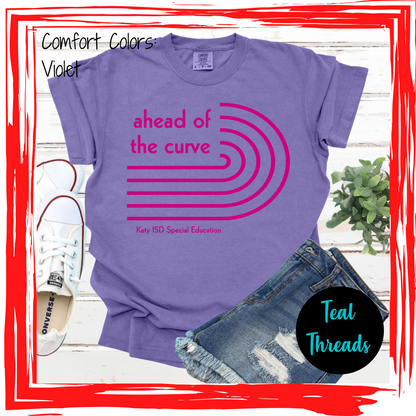 Ahead of the Curve (magenta design)