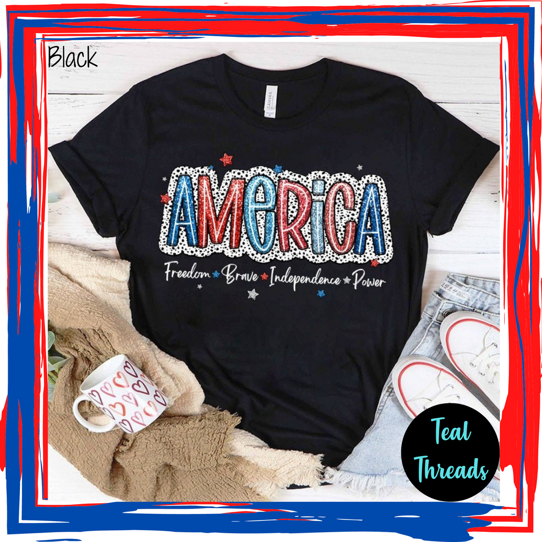 America Sparkle - white