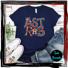 Load image into Gallery viewer, Astros Faux Rhinestone
