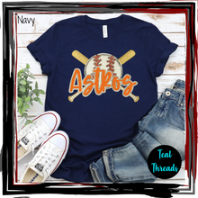 Load image into Gallery viewer, Astros Baseball Bats - Orange Astros
