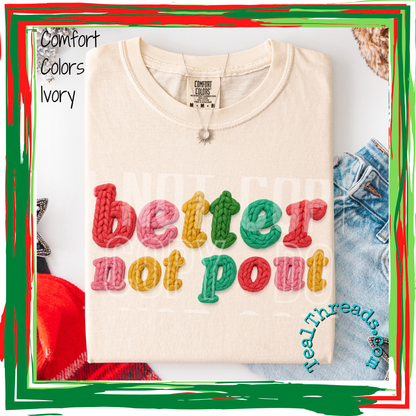 Better Not Pout Faux Yarn