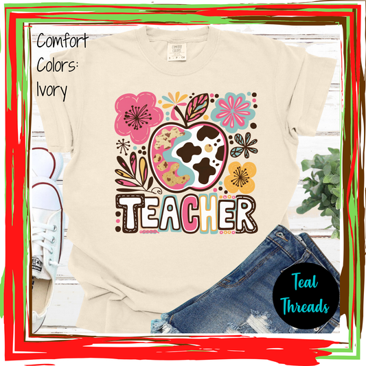 Boho Floral Teacher