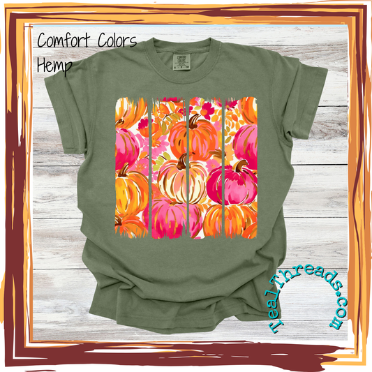 Pink Orange Pumpkins