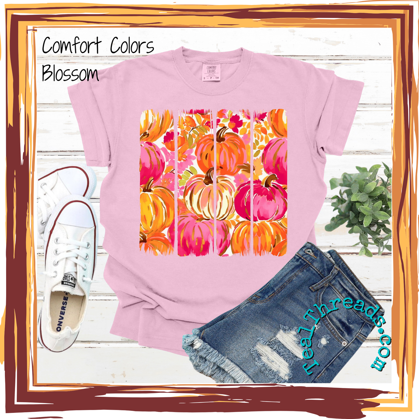 Pink Orange Pumpkins