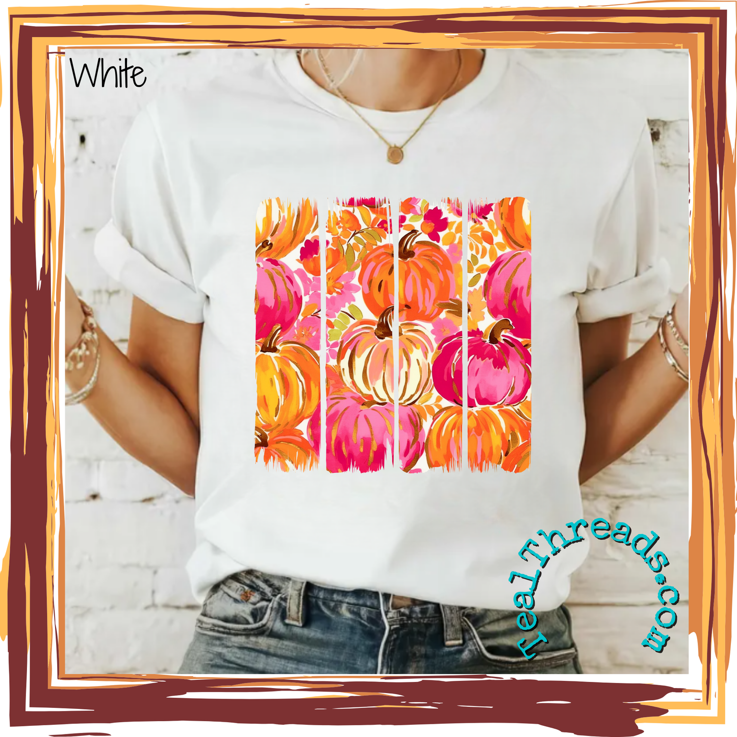 Pink Orange Pumpkins