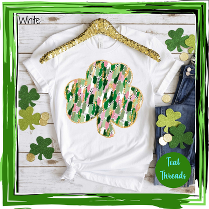 Brushstroke Shamrock