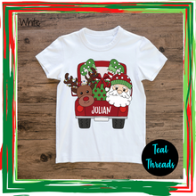 Load image into Gallery viewer, Santa Truck Custom Name - Youth
