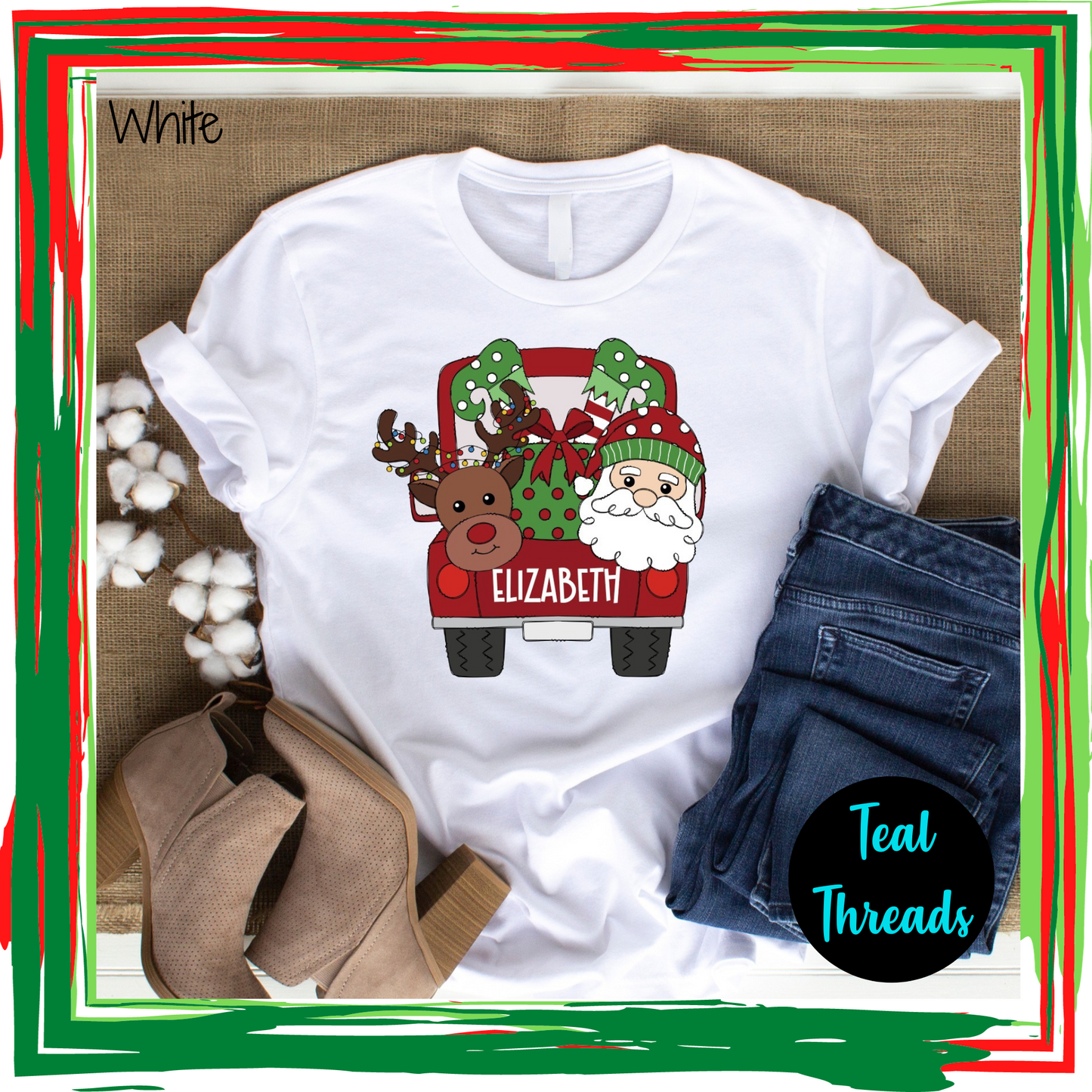 Santa Truck Custom Name