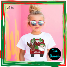 Load image into Gallery viewer, Santa Truck Custom Name - Youth
