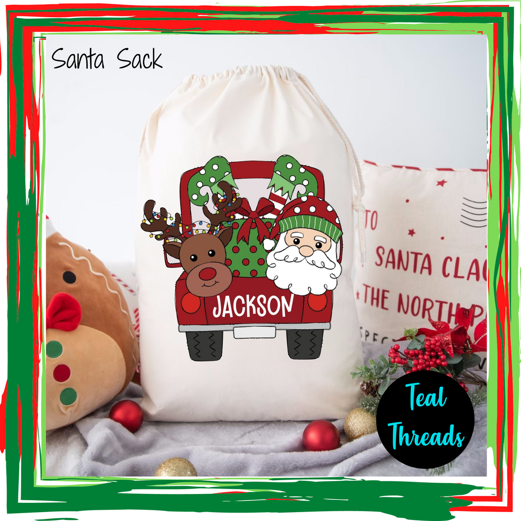 Santa Bag - Personalized Santa Truck