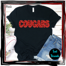 Load image into Gallery viewer, Cougars Faux Sequin Embroidery
