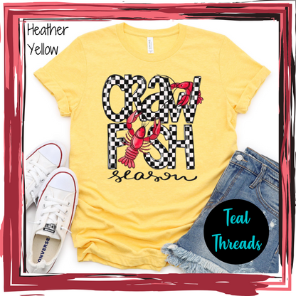 Crawfish Season Checkered