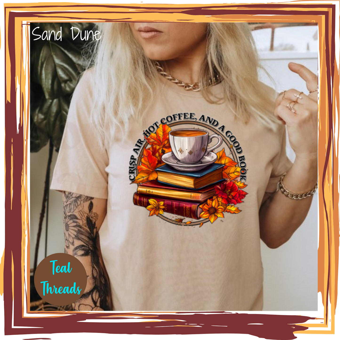 Crisp Air Hot Coffee and a Good Book