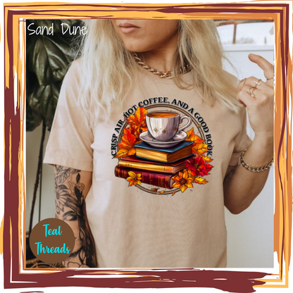 Crisp Air Hot Coffee and a Good Book