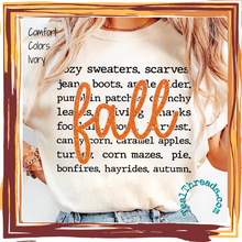 Load image into Gallery viewer, Fall Words
