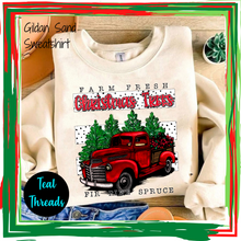 Load image into Gallery viewer, Farm Fresh Christmas Trees Red Truck
