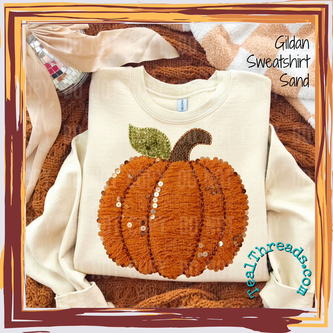 Pumpkin Faux Yarn