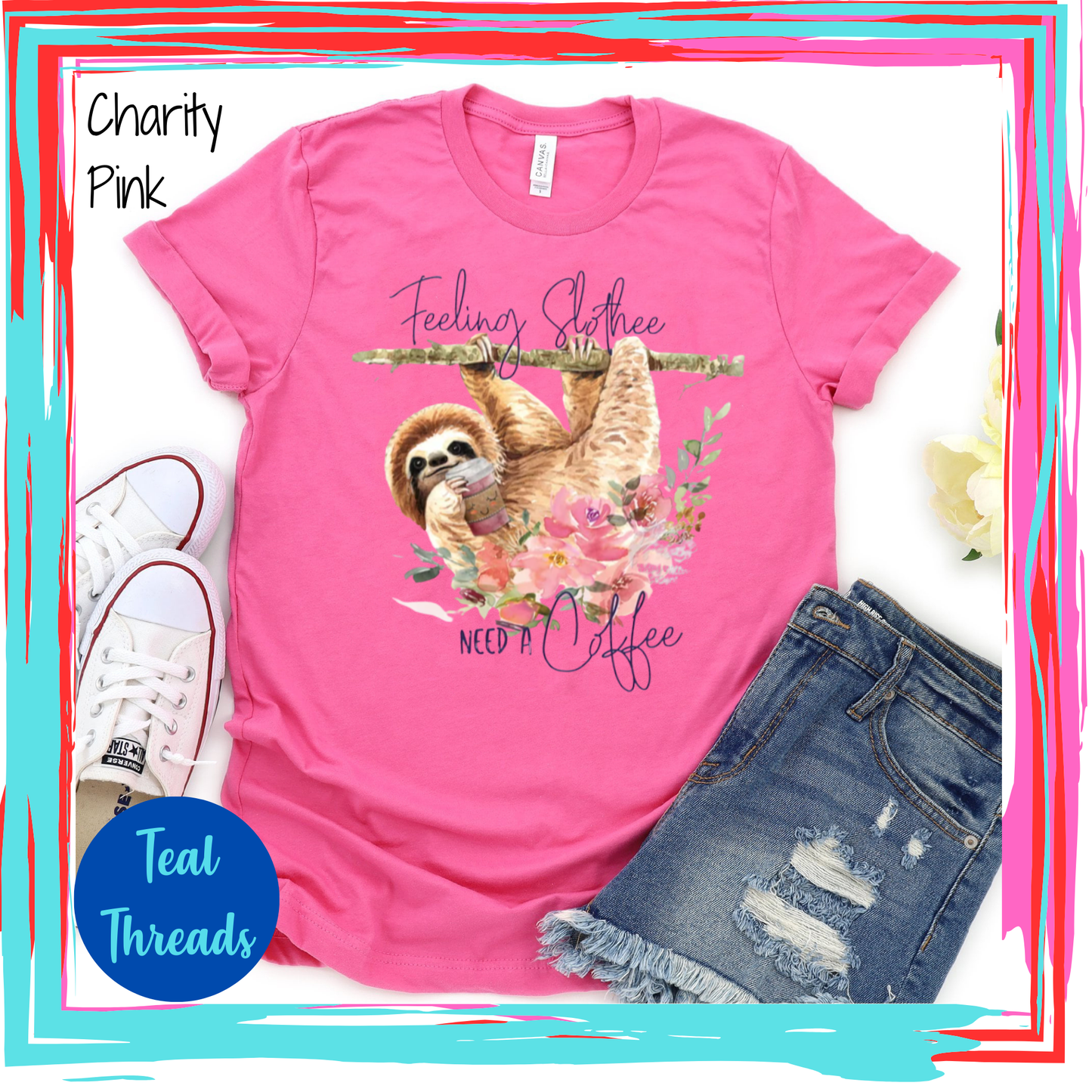 Feeling Slothee Need a Coffee