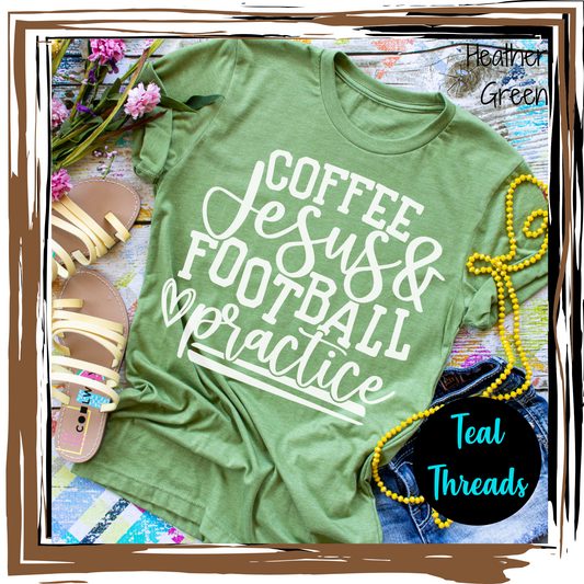 Coffee Jesus and Football Practice