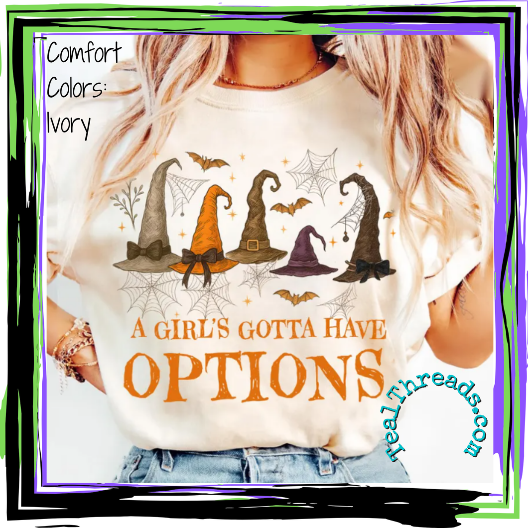 A Girl's Gotta Have Options - Hats