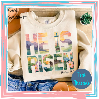He is Risen Sunrise