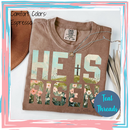 He is Risen Field of Flowers